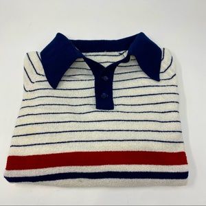 Vintage Terry Cloth Polo | Classic Fit | Unique Vintage Piece | Soft